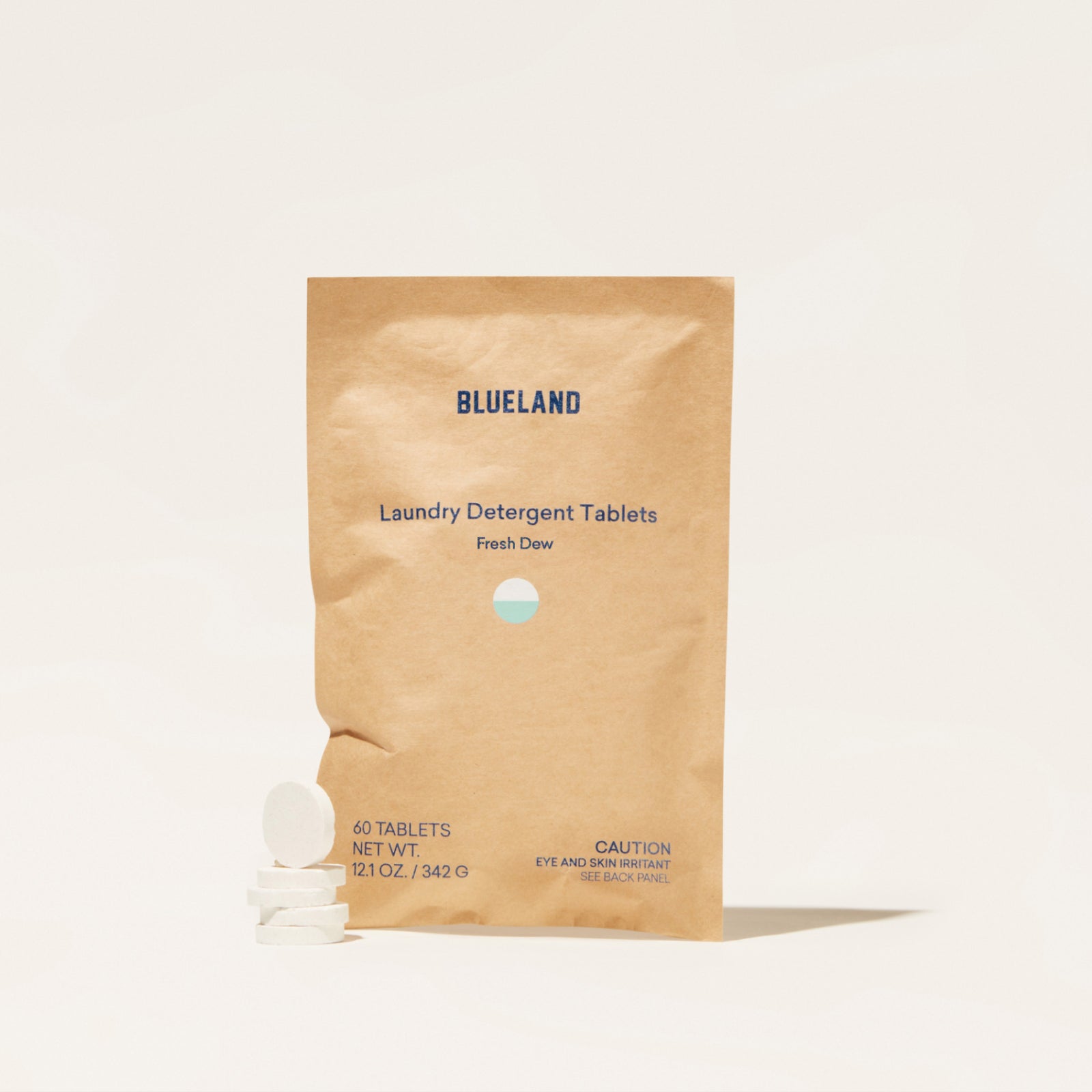 Laundry Detergent Tablet - Fresh Dew by BLUELAND - Non-toxic, STOP rated product free from harmful chemicals