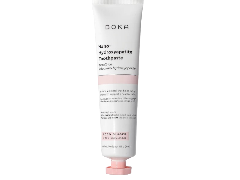 Nano-Hydroxyapatite Toothpaste – Coco Ginger by BOKA - Non-toxic, SLOW rated product free from harmful chemicals