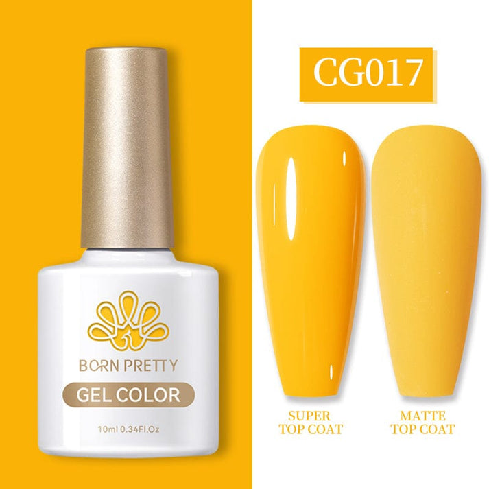 Gel Color Nail Polish - Neon CG017 by BORN PRETTY - Non-toxic, STOP rated product free from harmful chemicals