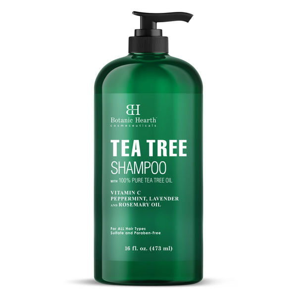 Tea Tree Shampoo by Botanic Hearth cosmeceuticals - Non-toxic, STOP rated product free from harmful chemicals