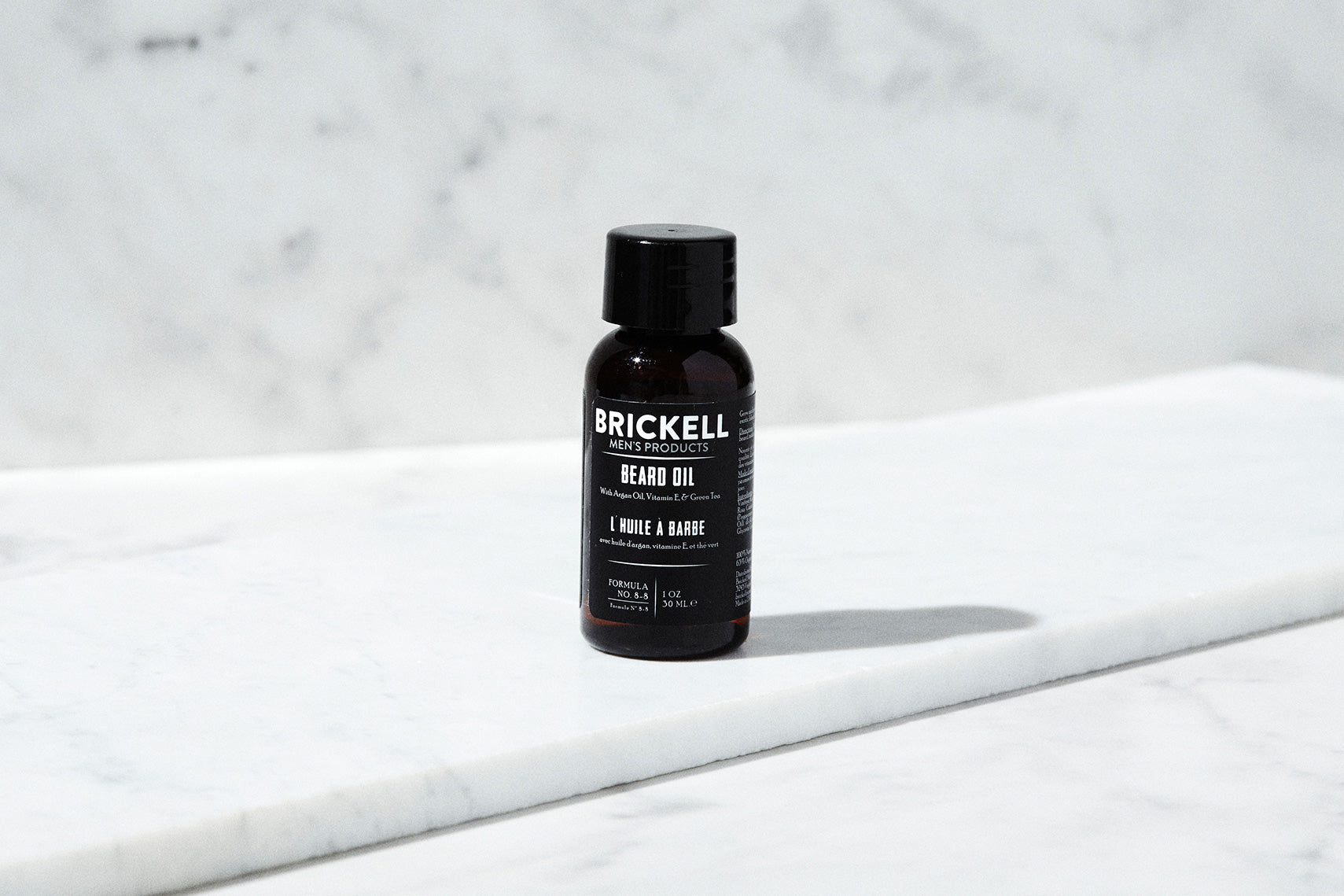 Beard Oil by BRICKELL MEN'S PRODUCTS - Non-toxic Hair Styling + Treatment product rated SLOW by Million Marker, free from BPA, phthalates, and parabens