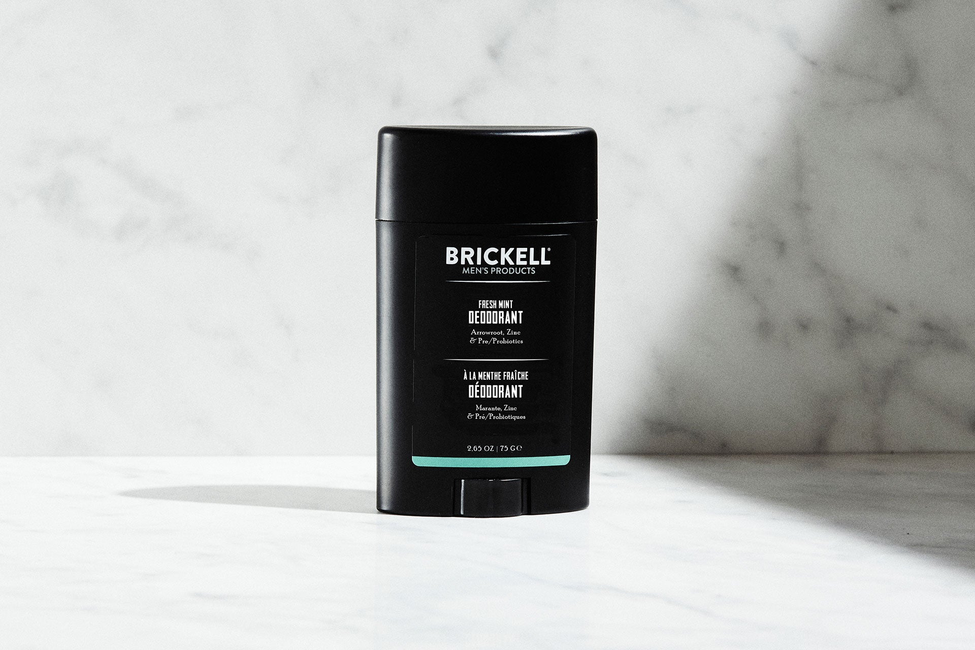 Deodorant - Fresh Mint by BRICKELL MEN'S PRODUCTS - Non-toxic, SLOW rated product free from harmful chemicals