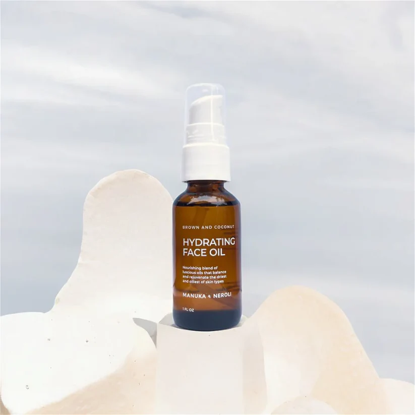 Hydrating Face Oil by Brown and Coconut - Non-toxic, SLOW rated product free from harmful chemicals