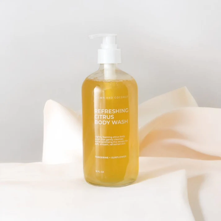 Refreshing Citrus Body Wash by Brown and Coconut - Non-toxic, SLOW rated product free from harmful chemicals