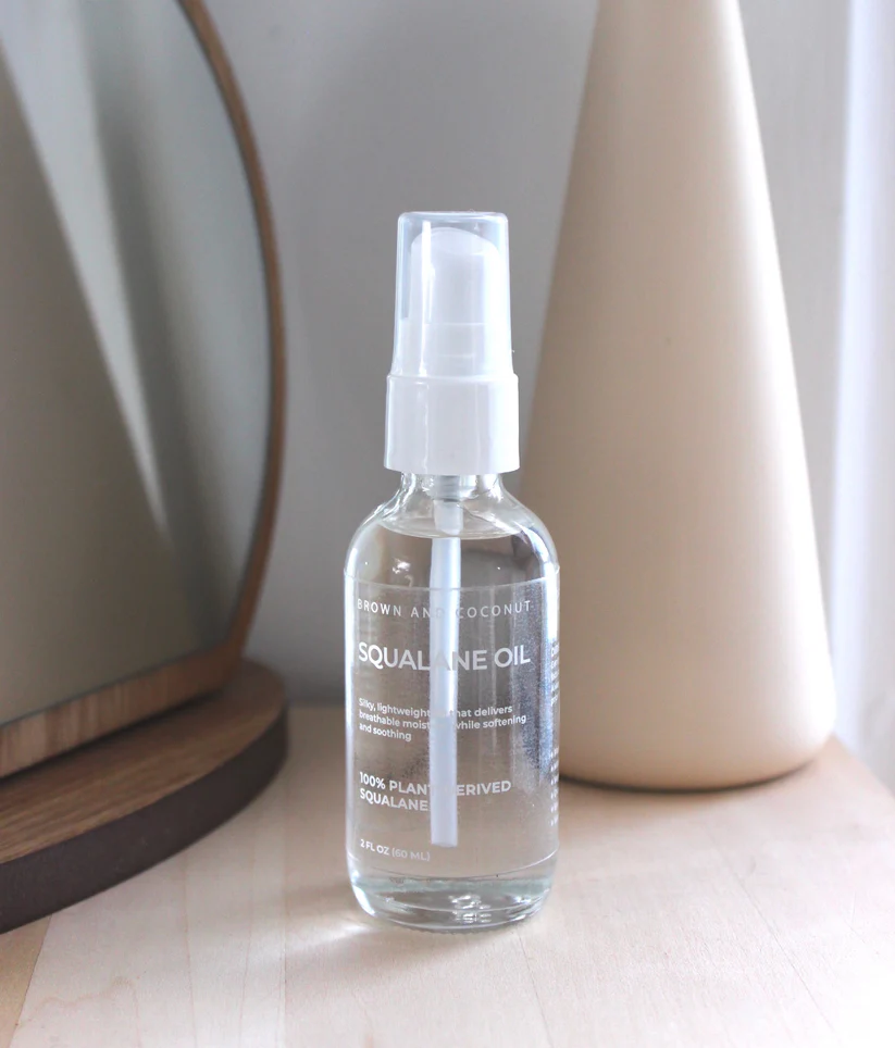 Squalane Face Oil by Brown and Coconut - Non-toxic, GO rated product free from harmful chemicals