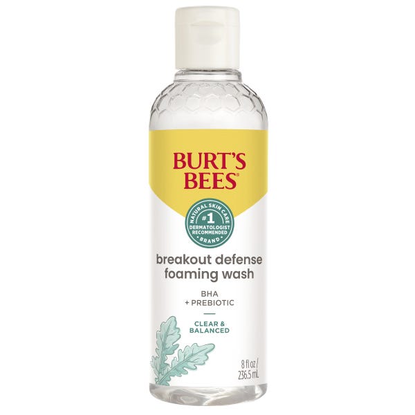 Clear & Balanced Breakout Defense Foaming Wash by BURT'S BEES - Non-toxic, SLOW rated product free from harmful chemicals
