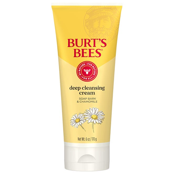 Deep Cleansing Cream – Soap Bark & Chamomile by BURT'S BEES - Non-toxic Facial Care product rated STOP by Million Marker, free from BPA, phthalates, and parabens