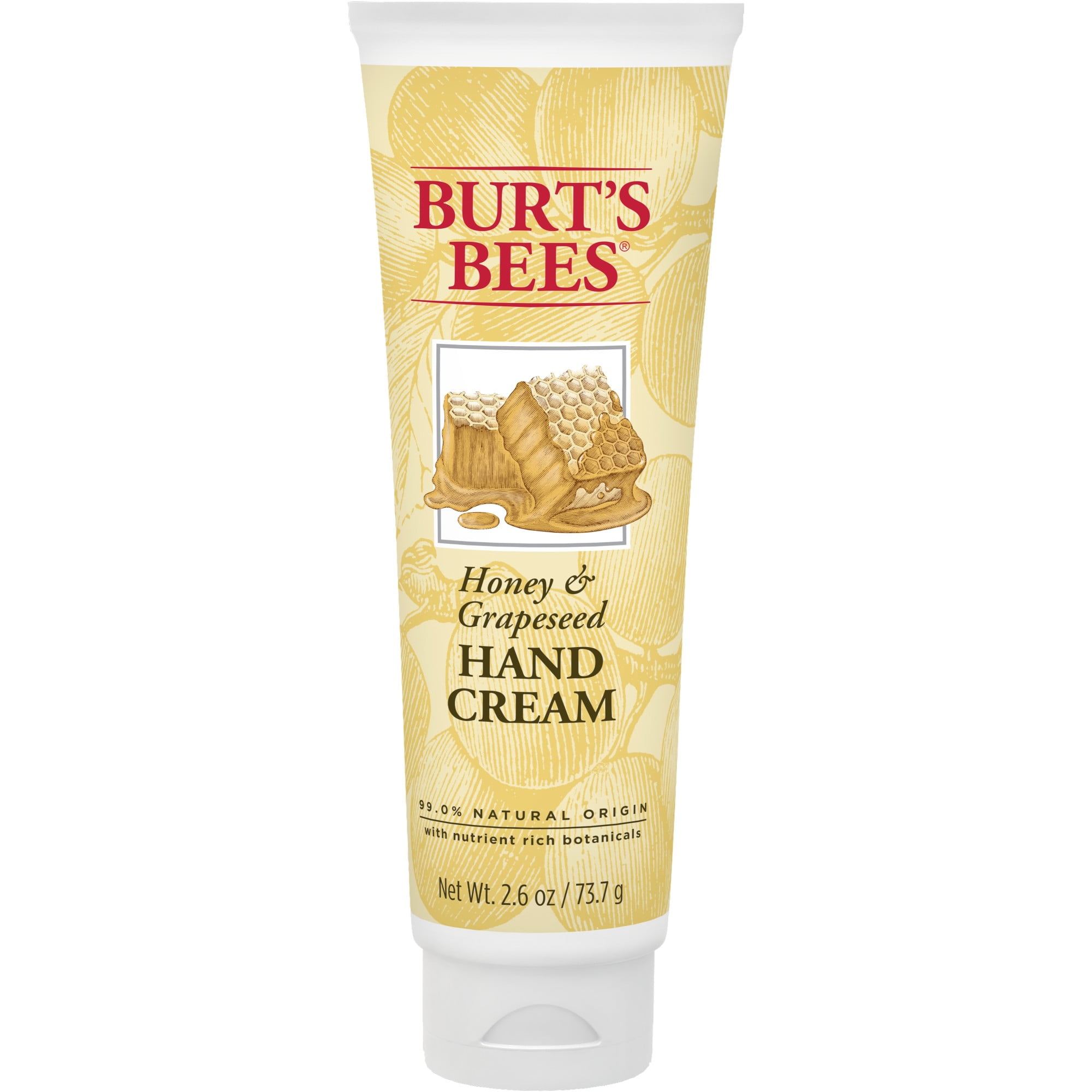Honey & Grapeseed Hand Cream by BURT'S BEES - Non-toxic Body Oils, Butters + Lotions product rated STOP by Million Marker, free from BPA, phthalates, and parabens