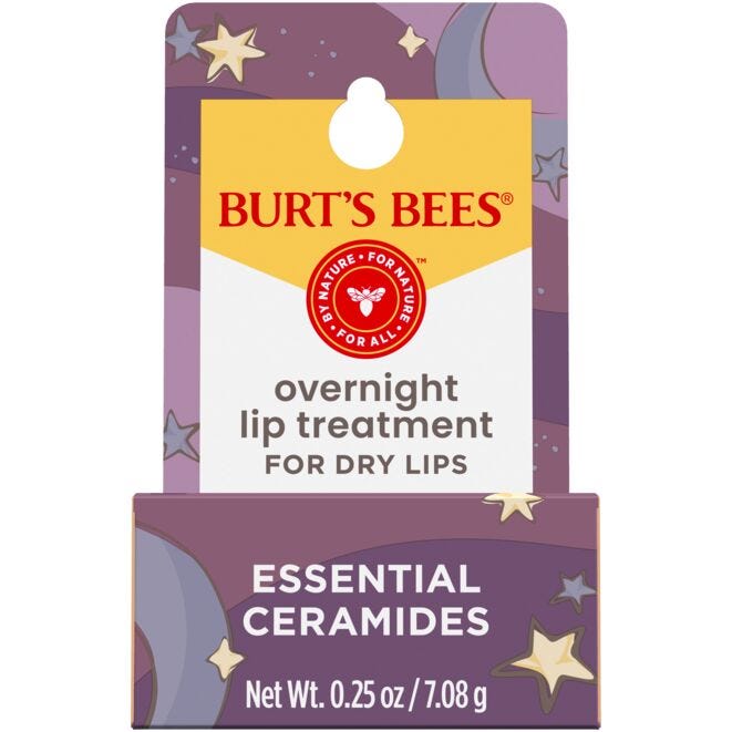 Intensive Night Treatment by BURT'S BEES - Non-toxic Facial Care product rated SLOW by Million Marker, free from BPA, phthalates, and parabens