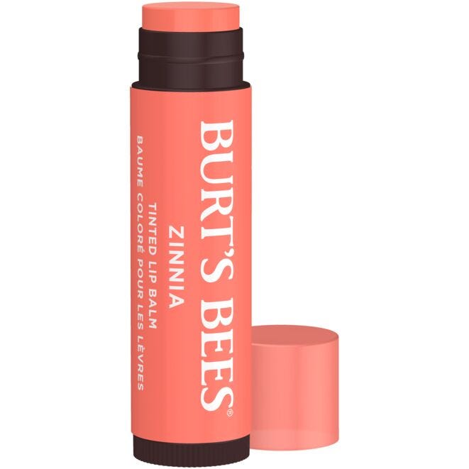 Tinted Lip Balm – Zinnia by BURT'S BEES - Non-toxic Lip Balms product rated SLOW by Million Marker, free from BPA, phthalates, and parabens