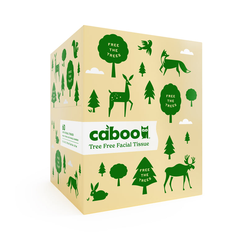 Tree Free Facial Tissue by Caboo - Non-toxic, GO rated product free from harmful chemicals