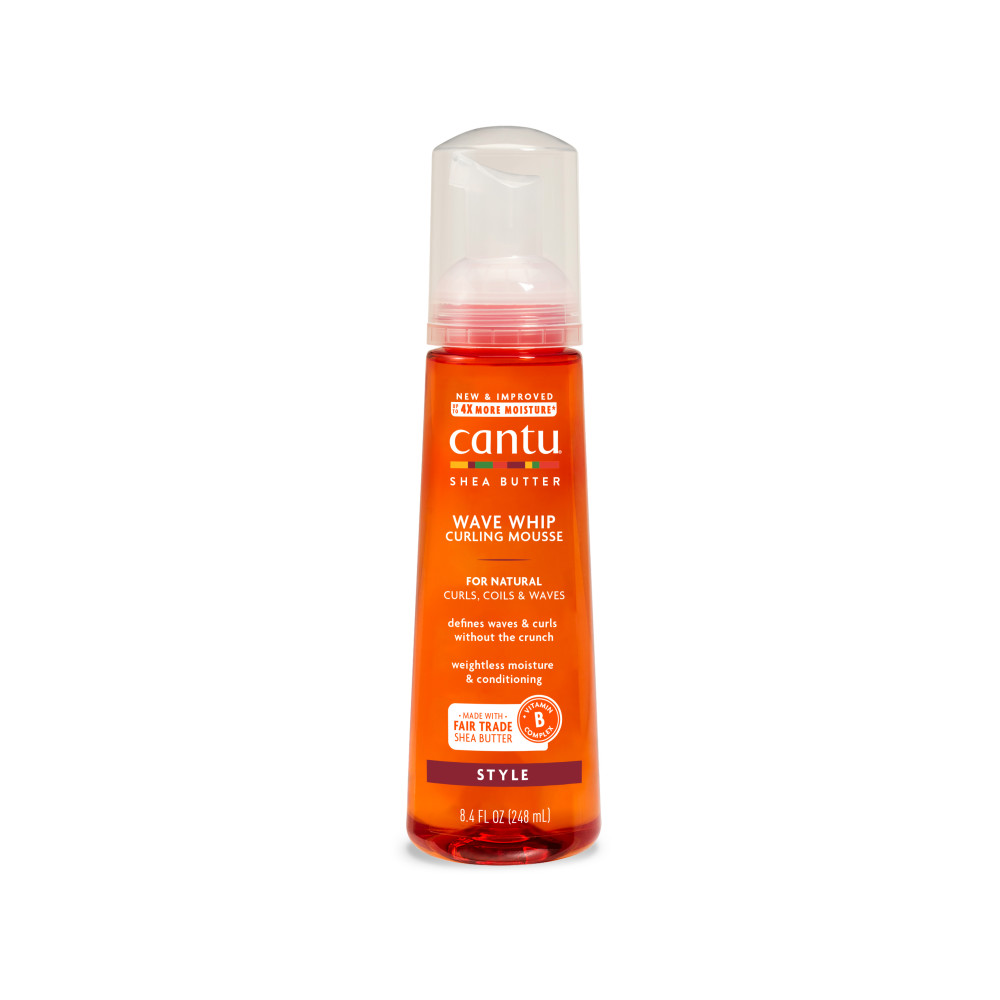 Shea Butter Wave Whip Curling Mousse by cantu - Non-toxic, STOP rated product free from harmful chemicals