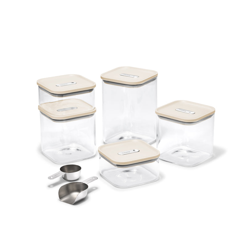Glass Airtight Container Set by Caraway - Non-toxic, SLOW rated product free from harmful chemicals