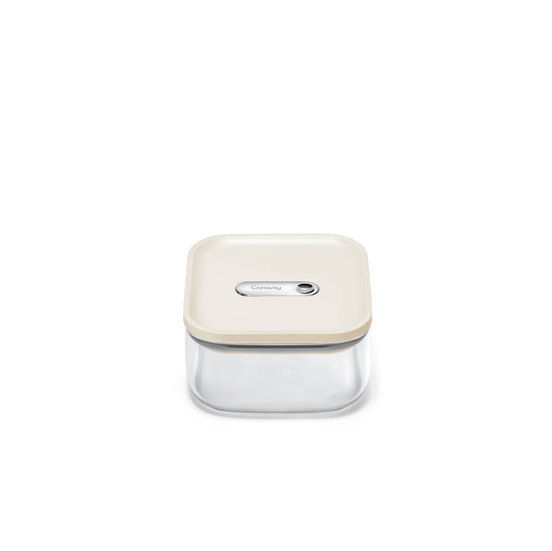 Glass Small Container, 1 qt by Caraway - Non-toxic, SLOW rated product free from harmful chemicals