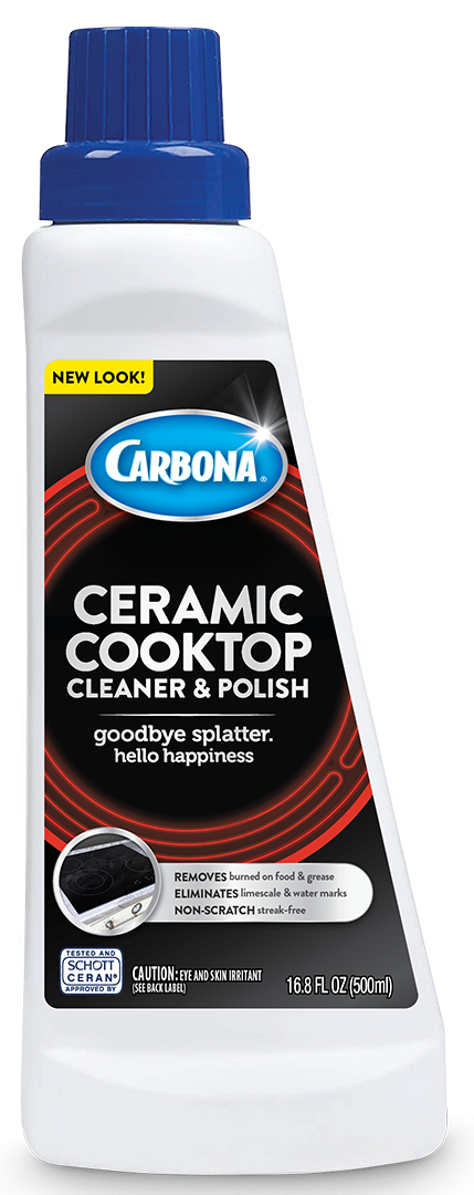 Ceramic Cooktop Cleaner by CARBONA - Non-toxic, STOP rated product free from harmful chemicals