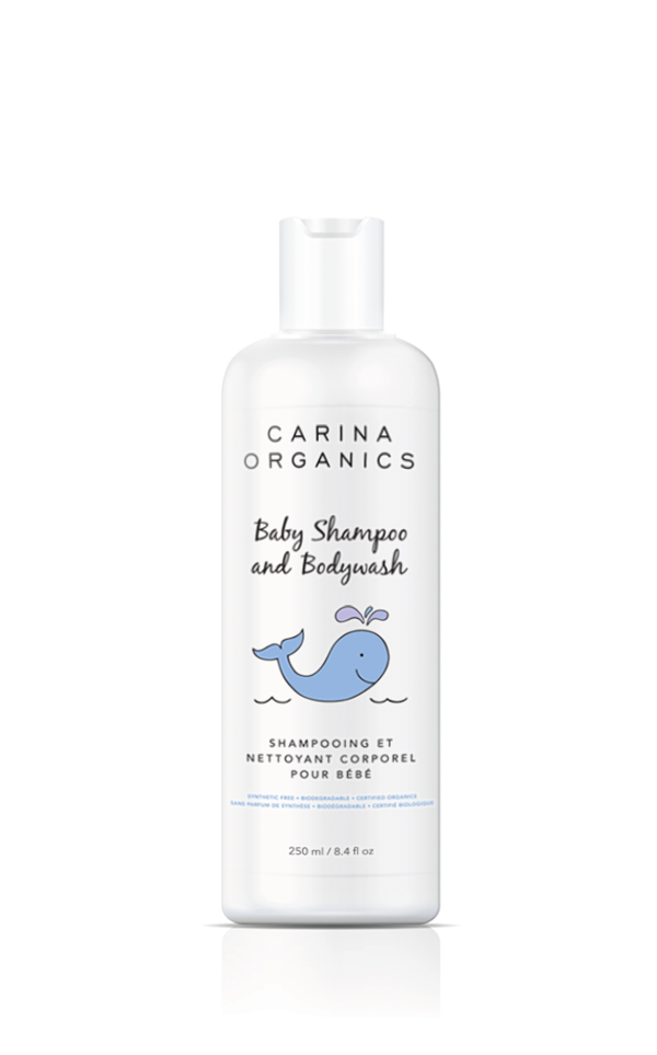Baby Shampoo & Body Wash by Carina Organics - Non-toxic Baby Soap, Bodywash, Shampoo + Conditioner product rated SLOW by Million Marker, free from BPA, phthalates, and parabens