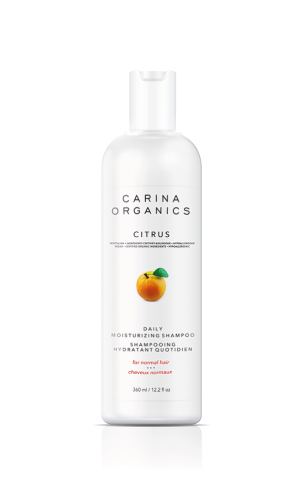 Daily Moisturizing Shampoo – Citrus by Carina Organics - Non-toxic, GO rated product free from harmful chemicals