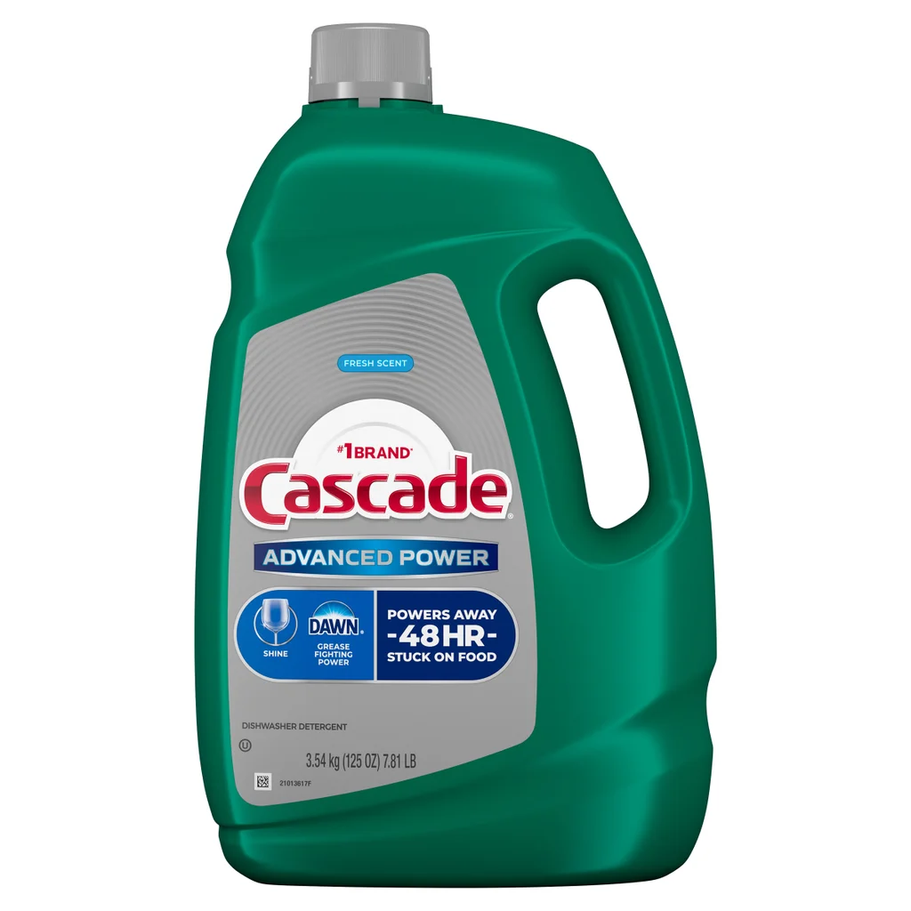 Advanced Power Liquid Dishwasher Detergent – Fresh Scent by Cascade - Non-toxic, STOP rated product free from harmful chemicals