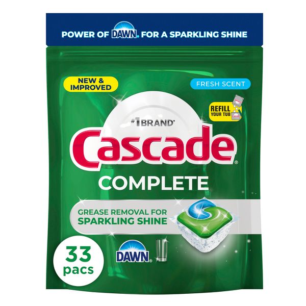 Complete ActionPacs – Fresh Scent by Cascade - Non-toxic, STOP rated product free from harmful chemicals