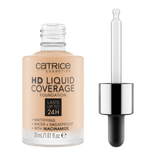 HD Liquid Coverage Foundation by CATRICE COSMETICS - Non-toxic, STOP rated product free from harmful chemicals