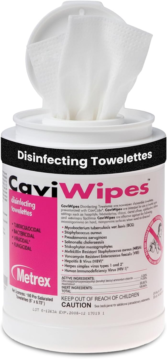 Disinfectant Towelettes by CaviWipes - Non-toxic Household Cleaning Products product rated STOP by Million Marker, free from BPA, phthalates, and parabens