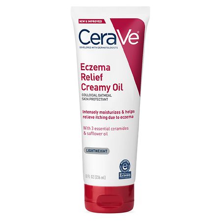 Eczema Relief Creamy Oil by CeraVe - Non-toxic Body Oils, Butters + Lotions product rated STOP by Million Marker, free from BPA, phthalates, and parabens