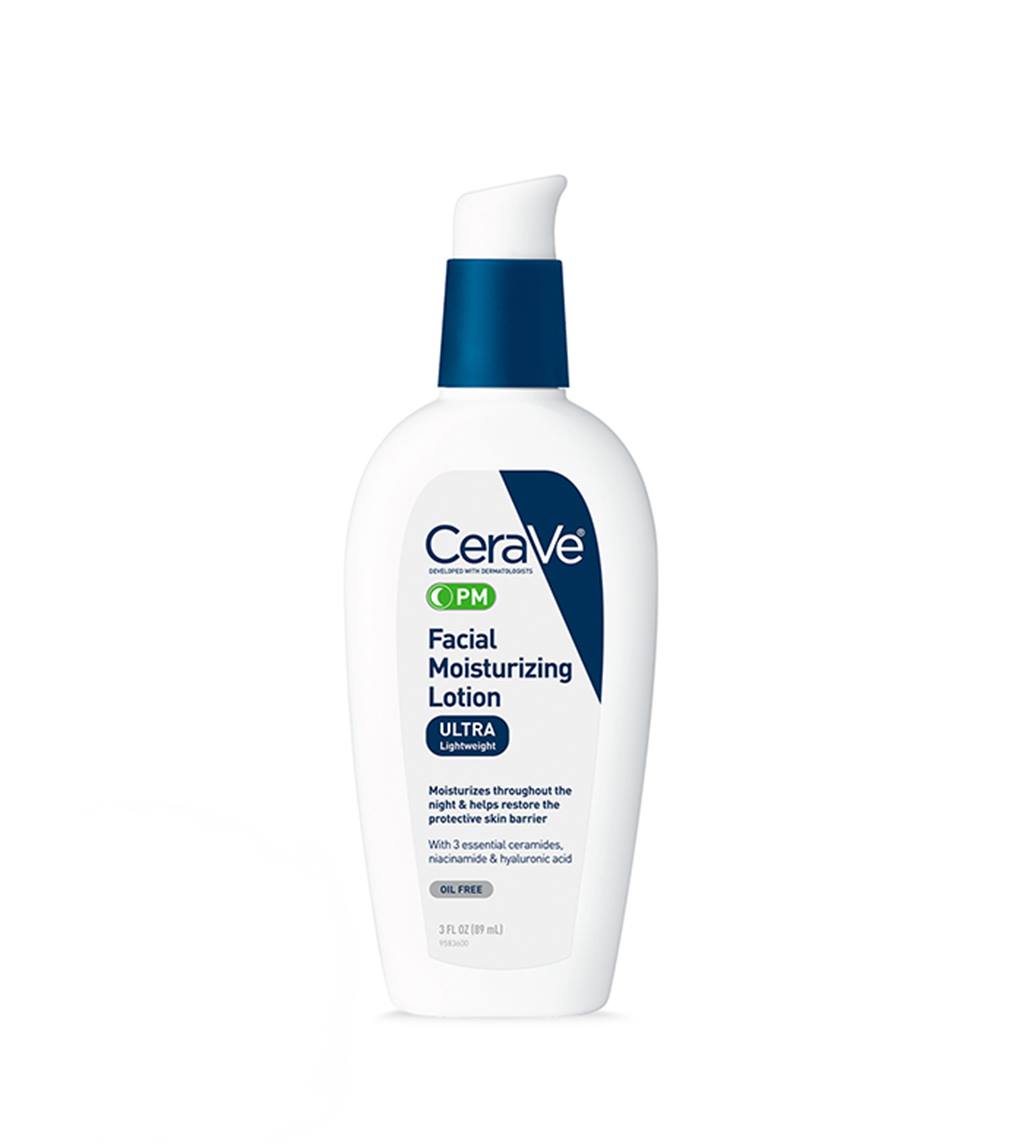 PM Facial Moisturizing Lotion by CeraVe - Non-toxic Facial Care product rated STOP by Million Marker, free from BPA, phthalates, and parabens