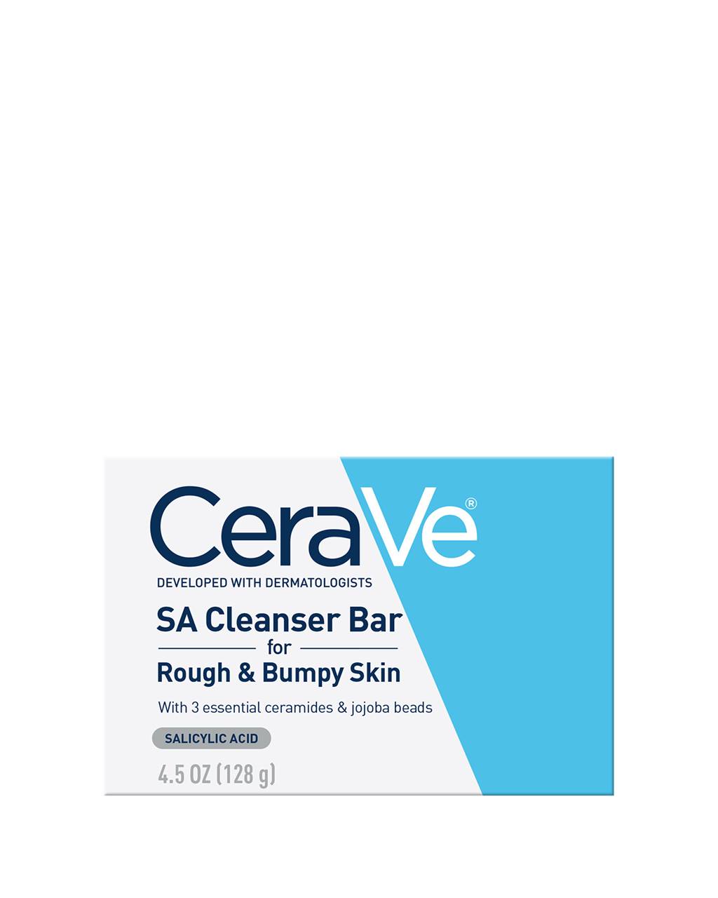 SA Cleanser Bar For Rough & Bumpy Skin by CeraVe - Non-toxic Soaps + Body Washes product rated STOP by Million Marker, free from BPA, phthalates, and parabens