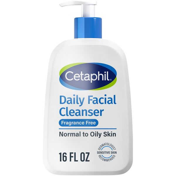 Daily Facial Cleanser Normal To Oily Skin – Fragrance Free by Cetaphil - Non-toxic, SLOW rated product free from harmful chemicals