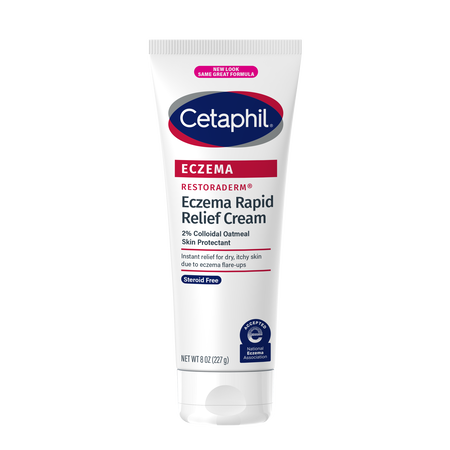 Eczema Restoraderm Rapid Relief Cream by Cetaphil - Non-toxic Body Oils, Butters + Lotions product rated SLOW by Million Marker, free from BPA, phthalates, and parabens