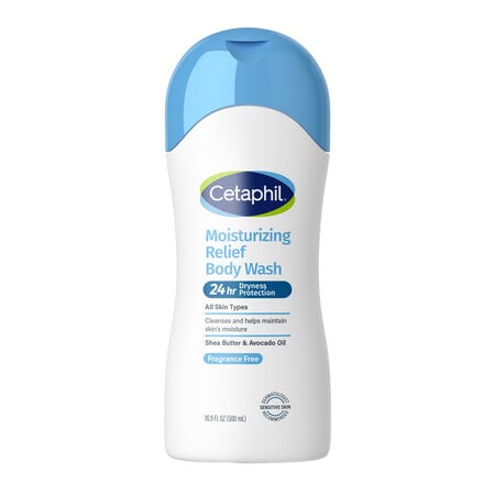 Moisturizing Relief Body Wash - Fragrance Free by Cetaphil - Non-toxic Soaps + Body Washes product rated STOP by Million Marker, free from BPA, phthalates, and parabens