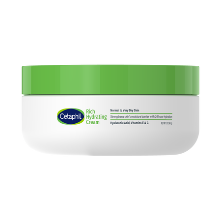 Rich Hydrating Cream by Cetaphil - Non-toxic Facial Care product rated STOP by Million Marker, free from BPA, phthalates, and parabens