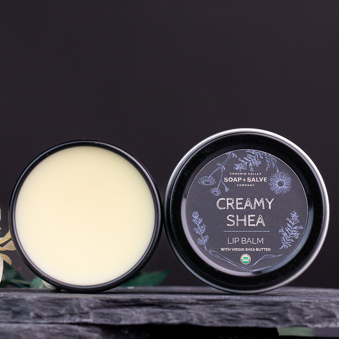 Creamy Shea Butter Lip Balm by Chagrin Valley Soap & Salve - Non-toxic, GO rated product free from harmful chemicals