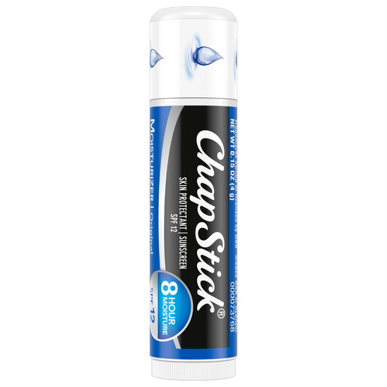 Moisturizer Lip Balm Sunscreen SPF 12 - Original by ChapStick - Non-toxic, STOP rated product free from harmful chemicals