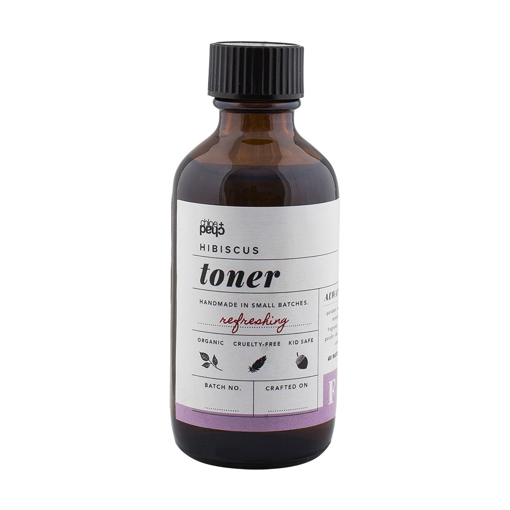 Hibiscus Face Toner by Chloe + Chad - Non-toxic, SLOW rated product free from harmful chemicals