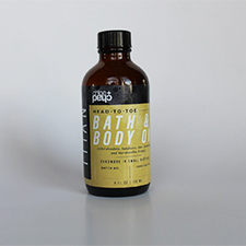 Titan Bath and Body Oil by Chloe + Chad - Non-toxic, SLOW rated product free from harmful chemicals