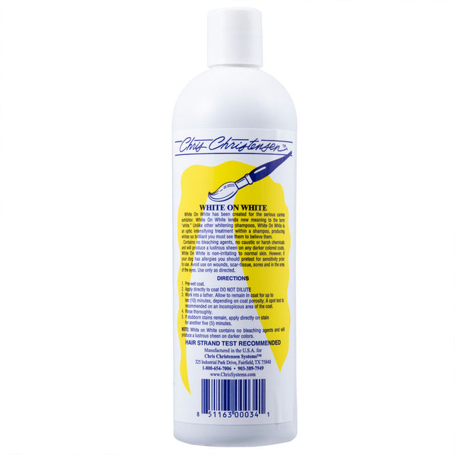 White On White Whitening Shampoo by Chris Christensen - Non-toxic Shampoos + Conditioners product rated STOP by Million Marker, free from BPA, phthalates, and parabens