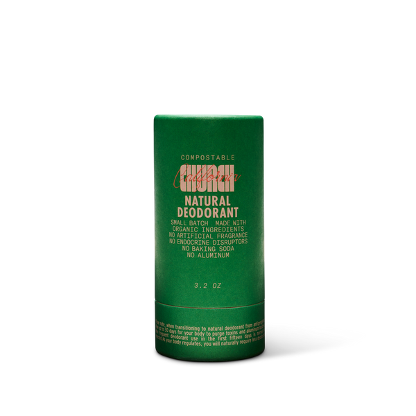 Compostable Natural Deodorant by CHURCH California - Non-toxic Deodorants product rated SLOW by Million Marker, free from BPA, phthalates, and parabens
