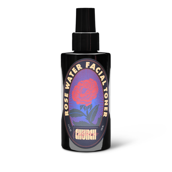 Rose Water Facial Toner by CHURCH California - Non-toxic, GO rated product free from harmful chemicals