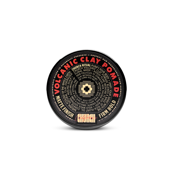 Volcanic Clay Pomade by CHURCH California - Non-toxic, SLOW rated product free from harmful chemicals