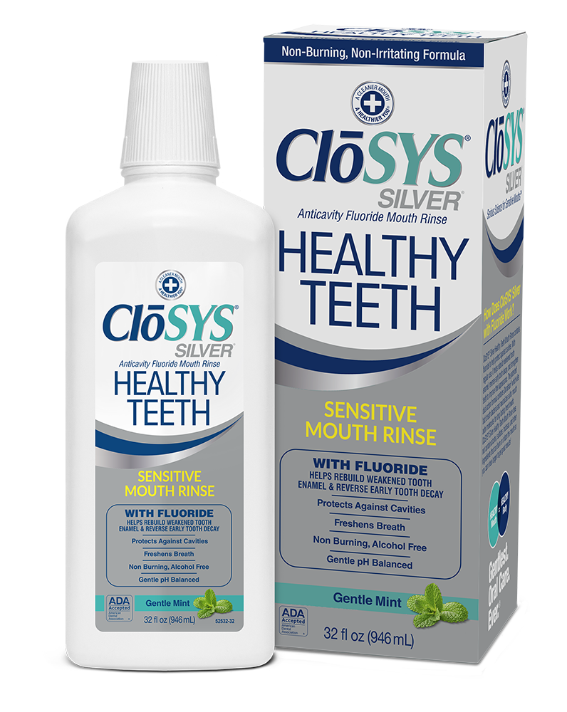 Healthy Teeth Mouthwash - Gentle Mint by ClōSYS - Non-toxic, STOP rated product free from harmful chemicals
