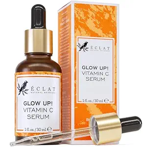 Glow Up! Vitamin C Serum by ÉCLAT SKINCARE - Non-toxic Facial Care product rated STOP by Million Marker, free from BPA, phthalates, and parabens