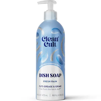 Dish Soap - Fresh Rain by Clean Cult - Non-toxic, STOP rated product free from harmful chemicals