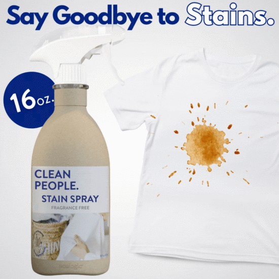 BIG Stain Remover Spray by Clean People - Non-toxic, SLOW rated product free from harmful chemicals