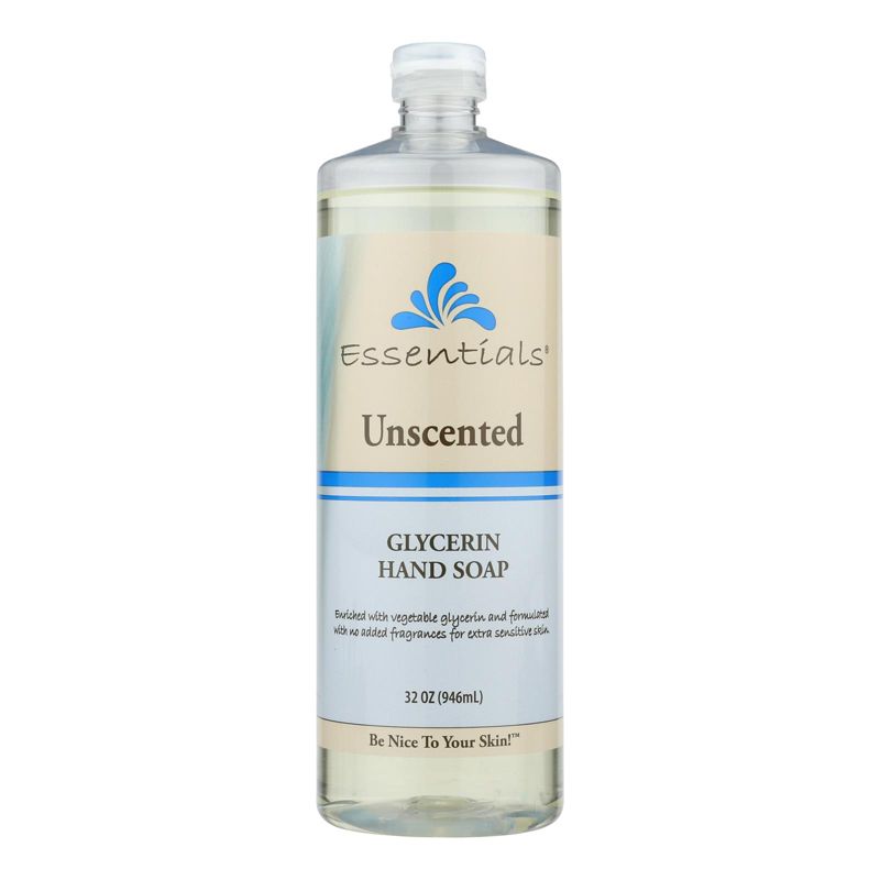 Essentials Unscented Glycerin Hand Soap by Clearly Natural - Non-toxic, SLOW rated product free from harmful chemicals