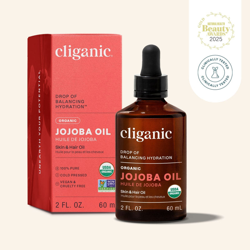 Organic Jojoba oil by cliganic - Non-toxic, GO rated product free from harmful chemicals