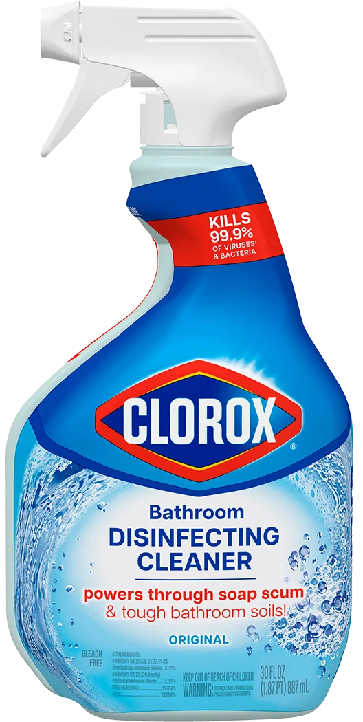 Bathroom Disinfecting Cleaner - Original by CLOROX - Non-toxic Household Cleaning Products product rated STOP by Million Marker, free from BPA, phthalates, and parabens