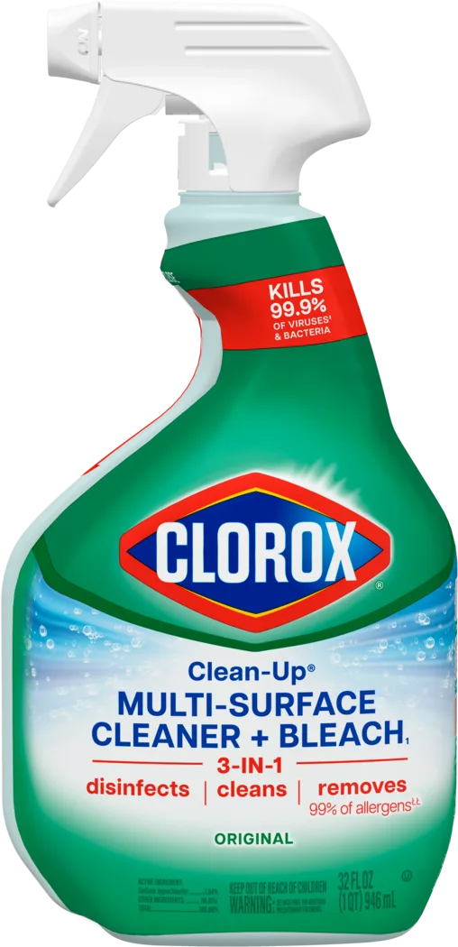 Clean-Up Multi-Surface Cleaner + Bleach - Original by CLOROX - Non-toxic Household Cleaning Products product rated STOP by Million Marker, free from BPA, phthalates, and parabens