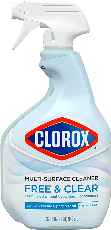 Free & Clear Multi-Surface Cleaner - Fragrance Free by CLOROX - Non-toxic, SLOW rated product free from harmful chemicals
