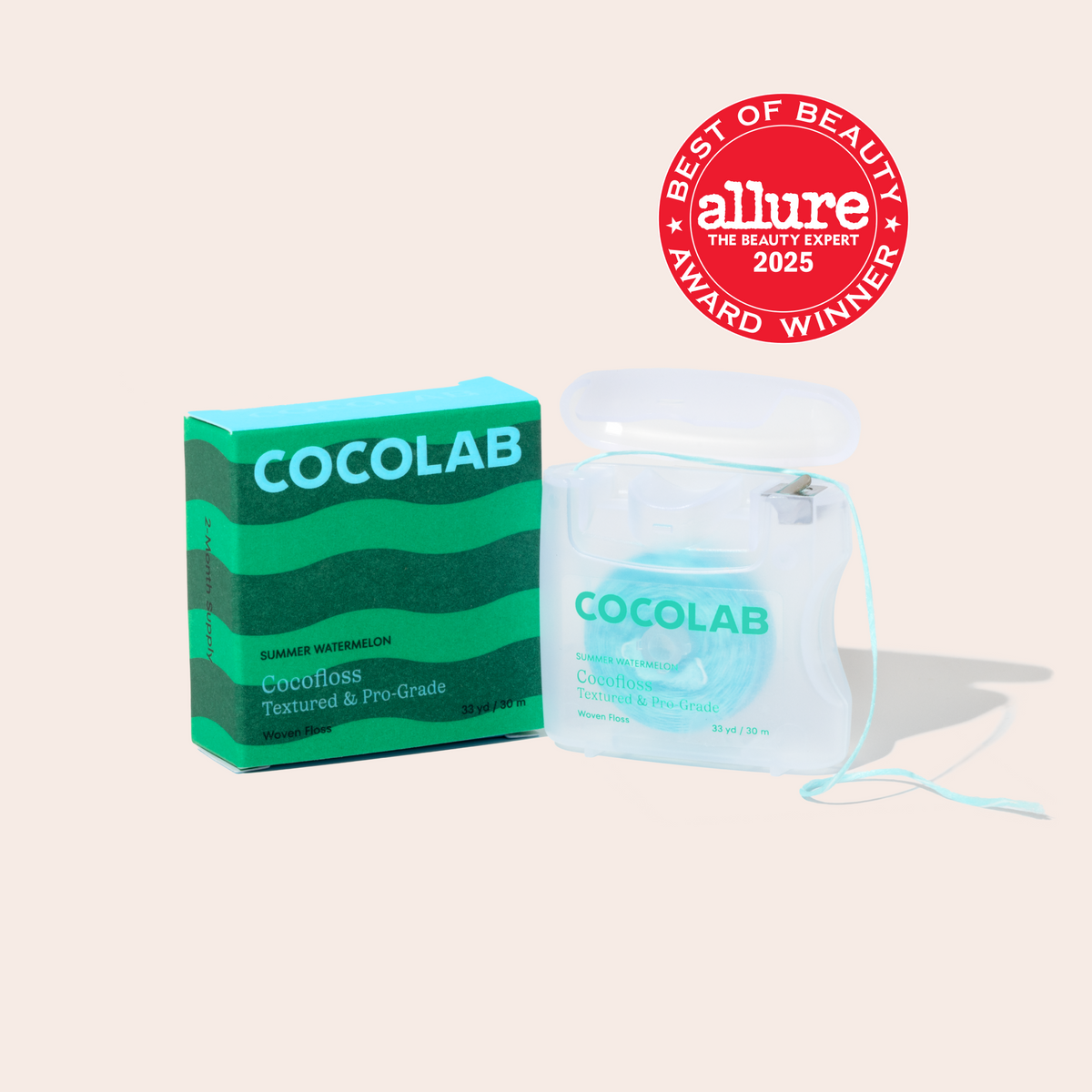 Cocofloss - Summer Watermelon by COCOLAB - Non-toxic, STOP rated product free from harmful chemicals